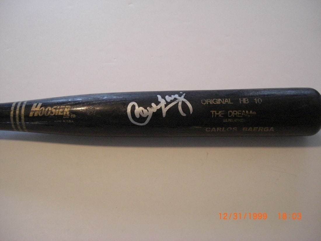 CARLOS BAERGA CLEVELAND INDIANS METS W/COA SIGNED GAME USED BAT: CARLOS BAERGA CLEVELAND INDIANS METS W/COA SIGNED GAME USED BAT Sport: Baseball-MLB Product: Bat Original/Reprint: Original Pre-Owned While the lot images are representative of the item, the size, pla