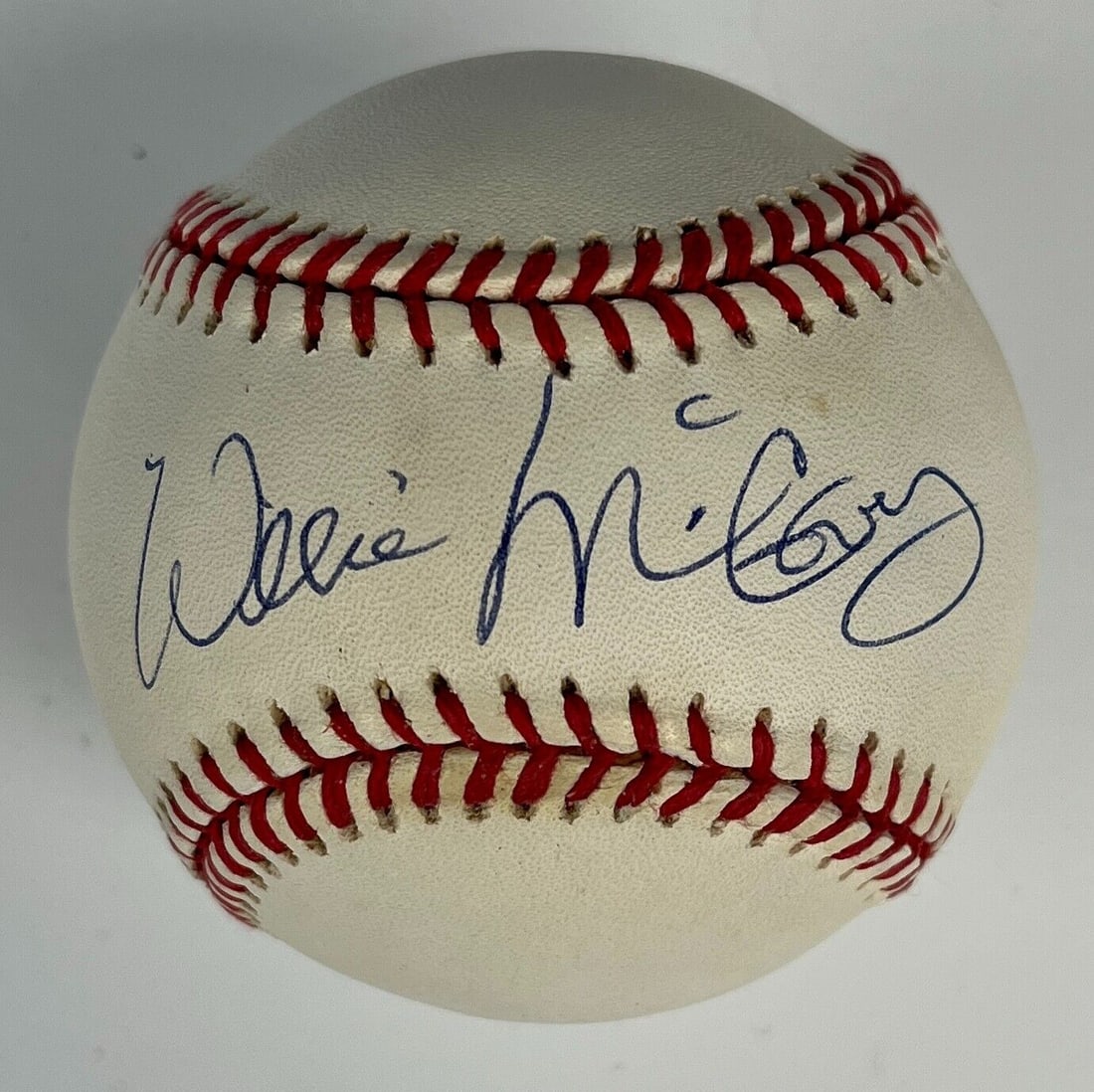 Willie McCovey Signed Baseball Rawlings White NL (JSA NN58626): Willie McCovey Signed Baseball Rawlings White NL (JSA NN58626) Player: Willie McCovey Sport: Baseball Autograph Authentication: James Spence Authentication (JSA) Original/Reprint: Original Product: Ba