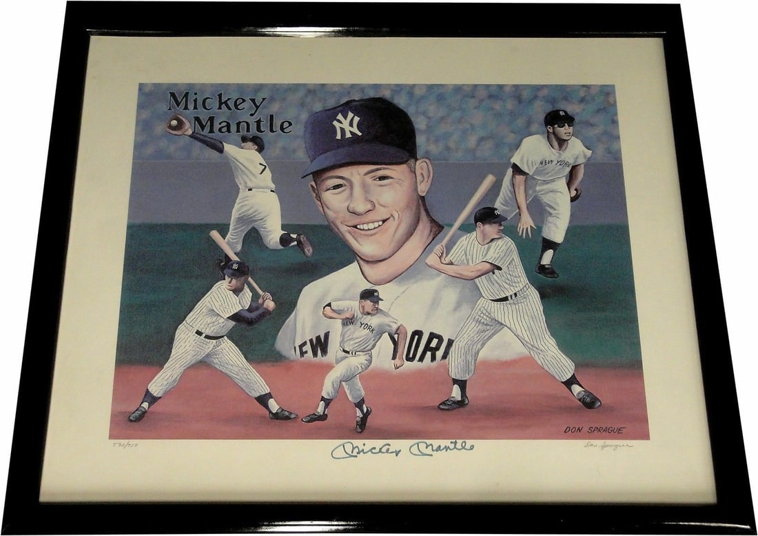 Mickey Mantle Hand Signed Auto Framed 11"x14" Photograph New York Yankees: Mickey Mantle Hand Signed Auto Framed 11"x14" Photograph New York Yankees Sport: Baseball Product: Photo Original/Reprint: Original Player: Mickey Mantle Team: New York Yankees Pre-Owned While the lot