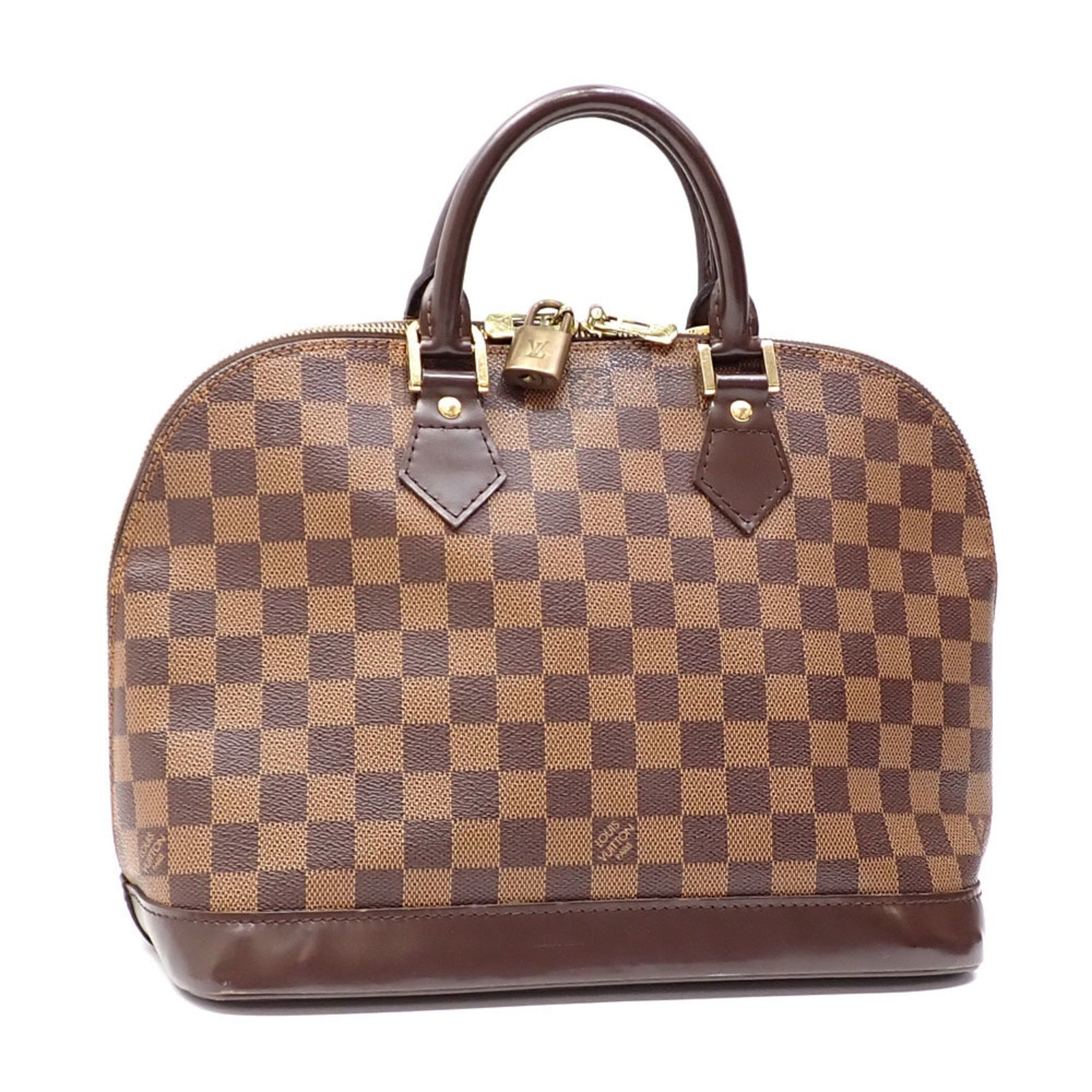 Louis Vuitton Handbag Damier Alma Women's N51131 Ebene: Louis Vuitton Handbag Damier Alma Women's N51131 Ebene Brand: Louis Vuitton Line: Damier Model: N51131 Type: Handbag Material: Damier Azur Damier Azur: Color: Damier Canvas Ebene Closure: Open Outer P