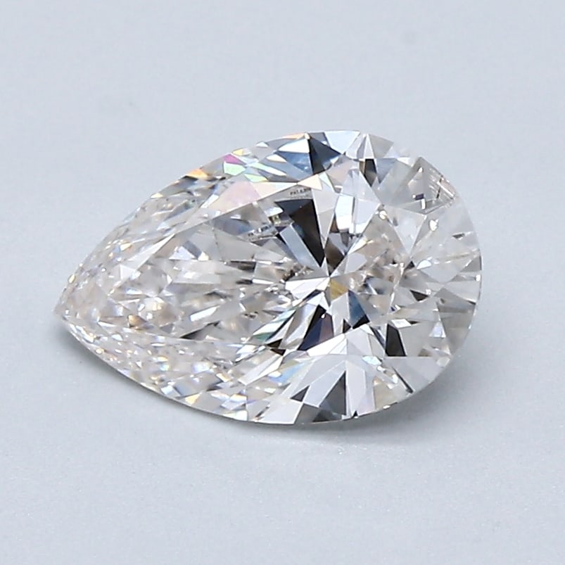 Loose Diamond - PEAR 1.05ct H SI1: Loose Diamond - PEAR 1.05ct H SI1 Shape: PEAR Carats: 1.05 Color: H Clarity: SI1 Measurements: 8.79 X 5.79 X 3.45 Polish: EX Cut: EX Symmetry: EX Source: This is a real non-mined Diamond that has been