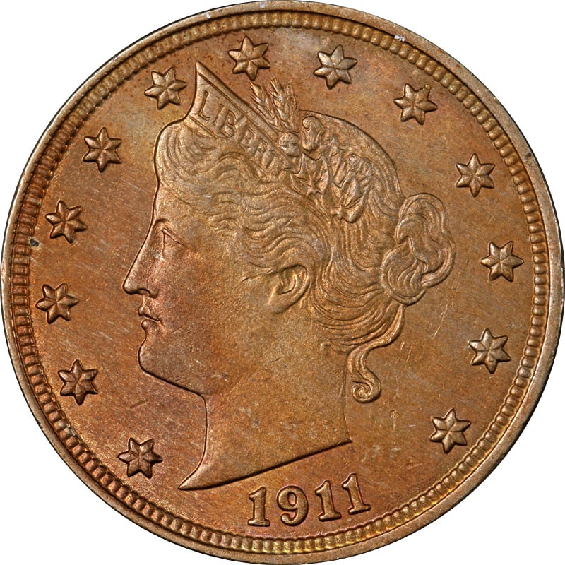 1911 Liberty V Nickel: 1911 Liberty V Nickel Certification: Uncertified Circulated/Uncirculated: Circulated Composition: Nickel Year: 1911 Pre-Owned The MYNT Guarantee: All items in this auction are guaranteed to be 100% au