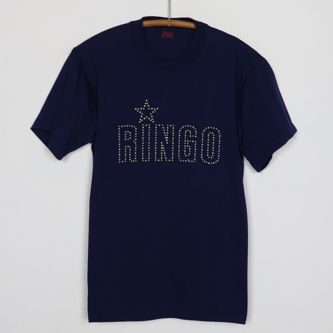 1974 Ringo Starr Promo Shirt: 1974 Ringo Starr Promo Shirt Original 1974 Ringo Starr Promo Shirt. This is a true vintage shirt, not a modern reproduction. Sizes vary so please use measurements for best idea on fit. Front and back