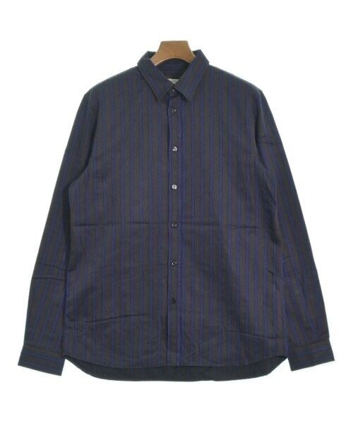 Peter Taylor Casual Shirt GrayxBlue(Stripe Pattern) 50(Approx. XL): Peter Taylor Casual Shirt GrayxBlue(Stripe Pattern) 50(Approx. XL) Size: 50(Approx. XL) Size Type: Regular Color: GrayxBlue(Stripe Pattern) Type: casual shirt Fit: Regular Neckline: Collared Vintage: