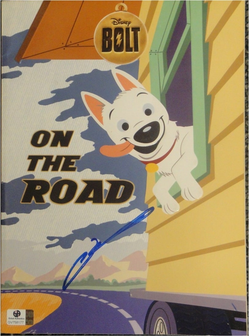 John Travolta Hand Signed Autographed Bold On The Road Coloring Book GA: John Travolta Hand Signed Autographed Bold On The Road Coloring Book GA Industry: Movies Original/Reproduction: Original Signed By: John Travolta Autograph Authentication: Global Authentics (GAI) Play
