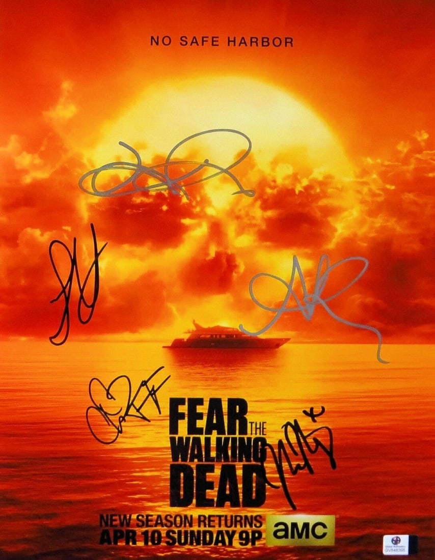 Dickens/Curtis/Mason/Debnam-Carey/Henrie Signed 11X14 Photo Walking Dead: Dickens/Curtis/Mason/Debnam-Carey/Henrie Signed 11X14 Photo Walking Dead Object Type: Photograph Industry: Television Original/Reproduction: Original Signed By: Dickens Autograph Authentication: Globa