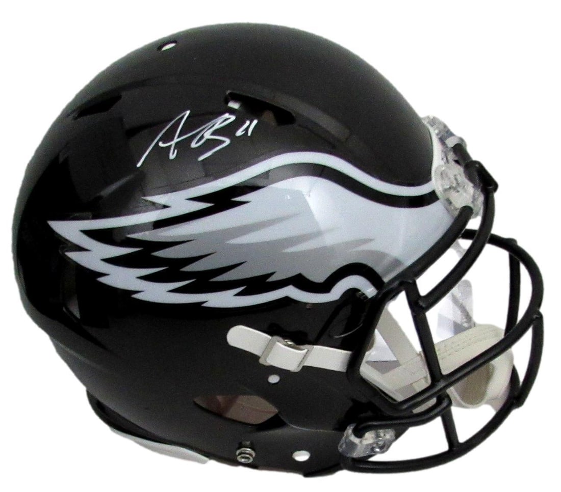 A.J. Brown Autographed Full Size 2022 Speed Alt Helmet Eagles PSA/DNA: A.J. Brown Autographed Full Size 2022 Speed Alt Helmet Eagles PSA/DNA Sport: Football Product: Helmet Original/Reprint: Original Team: Philadelphia Eagles Autograph Authentication: PSA/DNA League: NFL