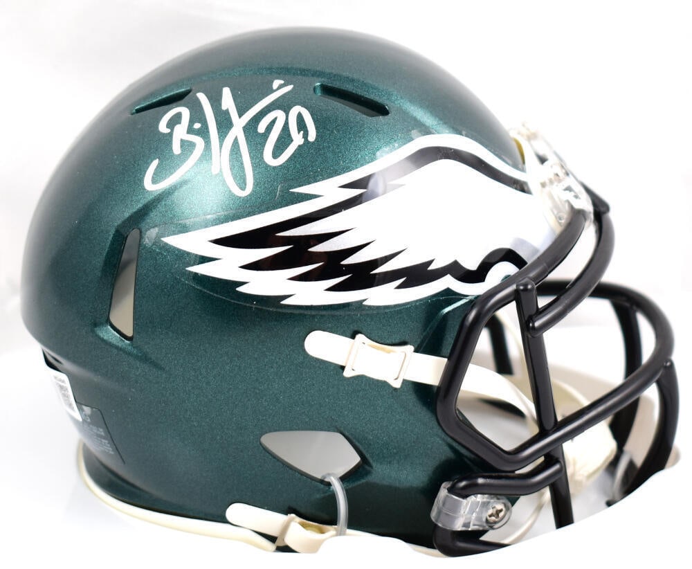 Brian Dawkins Autographed Philadelphia Eagles Speed Mini Helmet-Beckett W Holo: Brian Dawkins Autographed Philadelphia Eagles Speed Mini Helmet-Beckett W Holo Sport: Football-NFL Product: Helmet Original/Reprint: Original Player: Brian Dawkins Team: Philadelphia Eagles Autograph 