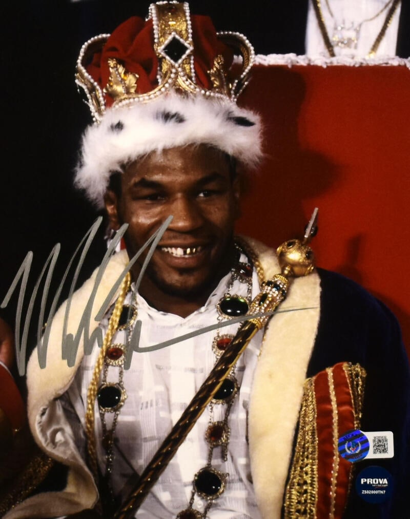 Mike Tyson Autographed 8x10 Close Up Photo - Beckett W Hologram *Silver: Mike Tyson Autographed 8x10 Close Up Photo - Beckett W Hologram *Silver Sport: Boxing Product: Photo Original/Reprint: Original Player: Mike Tyson Autograph Authentication: Beckett Authentication Serv