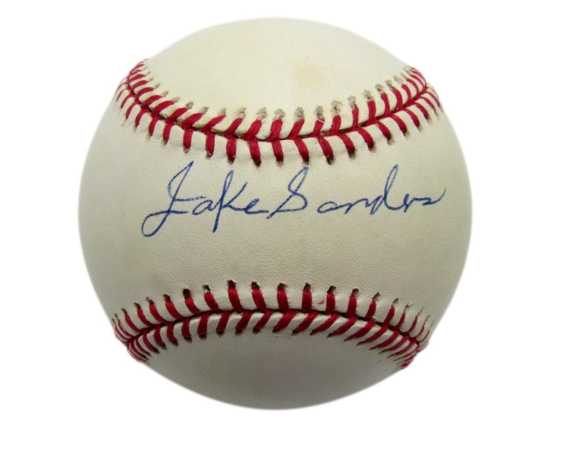 Jake Sanders Signed ONL Baseball Negro League Kansas City Monarchs PSA/DNA: Jake Sanders Signed ONL Baseball Negro League Kansas City Monarchs PSA/DNA Sport: Baseball Product: Ball Original/Reprint: Original Autograph Authentication: PSA/DNA Team: Kansas City Monarchs League: