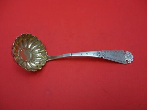 Pattern Unknown by George Sharp Sterling Gravy Ladle Gold Washed Fluted 7": Pattern Unknown by George Sharp Sterling Gravy Ladle Gold Washed Fluted 7" : pattern unknown by george sharp sterling silver gravy ladle fluted gold washed 7" in the pattern unknown by george sharp. I