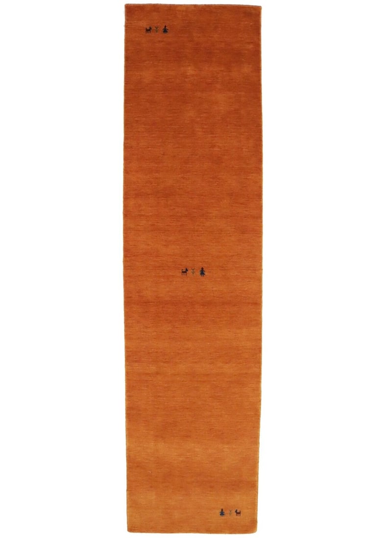 Orange Tribal Pictorial 3X8 Gabbeh Modern Runner Rug Contemporary Wool Carpet: Orange Tribal Pictorial 3X8 Gabbeh Modern Runner Rug Contemporary Wool Carpet Free continental US Shipping Type: Hallway rug Size: 2"7 X 8"1 Ft Color: Orange Production Technique: Knotted Material: Wo