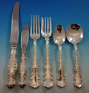 Louis Xv by Gorham Whiting Sterling Silver Flatware Set For 12