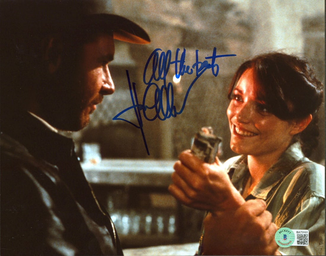 Karen Allen Indiana Jones "All The Best" Signed 8x10 Photo BAS #BA73161: Karen Allen Indiana Jones "All The Best" Signed 8x10 Photo BAS #BA73161 Industry: Movies Object Type: Photograph Original/Reproduction: Original Autograph Authentication: Beckett Product Coa: Beckett 