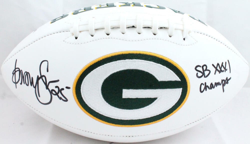 Dorsey Levens Autographed Green Bay Packers Logo Football w/Insc.-Beckett W Holo: Dorsey Levens Autographed Green Bay Packers Logo Football w/Insc.-Beckett W Holo Sport: Football-NFL Product: Ball Original/Reprint: Original Player: Dorsey Levens Team: Green Bay Packers Autograph Au