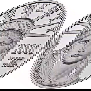 2001-W Platinum American Eagle $50 Proof Bullion Coin - OGP COA - STOCK: 2001-W Platinum American Eagle $50 Proof Bullion Coin - OGP COA - STOCK Certification: Uncertified Grade: PR Composition: Platinum Year: 2001 Pre-Owned The MYNT Guarantee: All items in this auction ar
