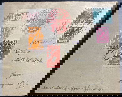 1932 Kumberg Austria Rocket V13 Flight Airmail Cover To Graz Special Stamps Lab: 1932 Kumberg Austria Rocket V13 Flight Airmail Cover To Graz Special Stamps Lab Grade: Ungraded Place Of Origin: Austria Quality: Used Type: Cover Certification: Uncertified Pre-Owned The MYNT Guarant