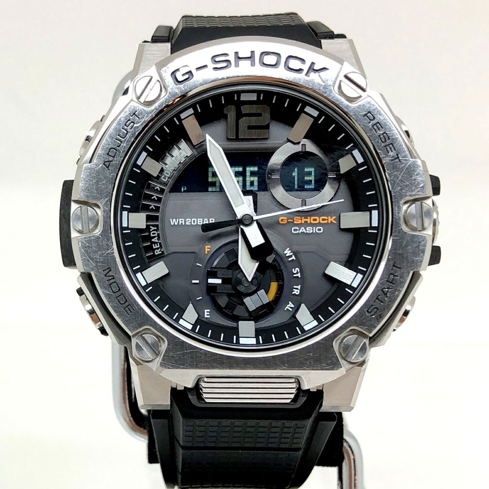 CASIO Casio G-SHOCK Watch GST-B300S-1AJF G-STEEL G Steel Ana-Digi Digi Ana Tough Solar Black Silver: CASIO Casio G-SHOCK Watch GST-B300S-1AJF G-STEEL G Steel Ana-Digi Digi Ana Tough Solar Black Silver Carbon Core Guard Structure Brand: Casio Type: Wristwatch Gender: Women Men Color: Black Silver Colo