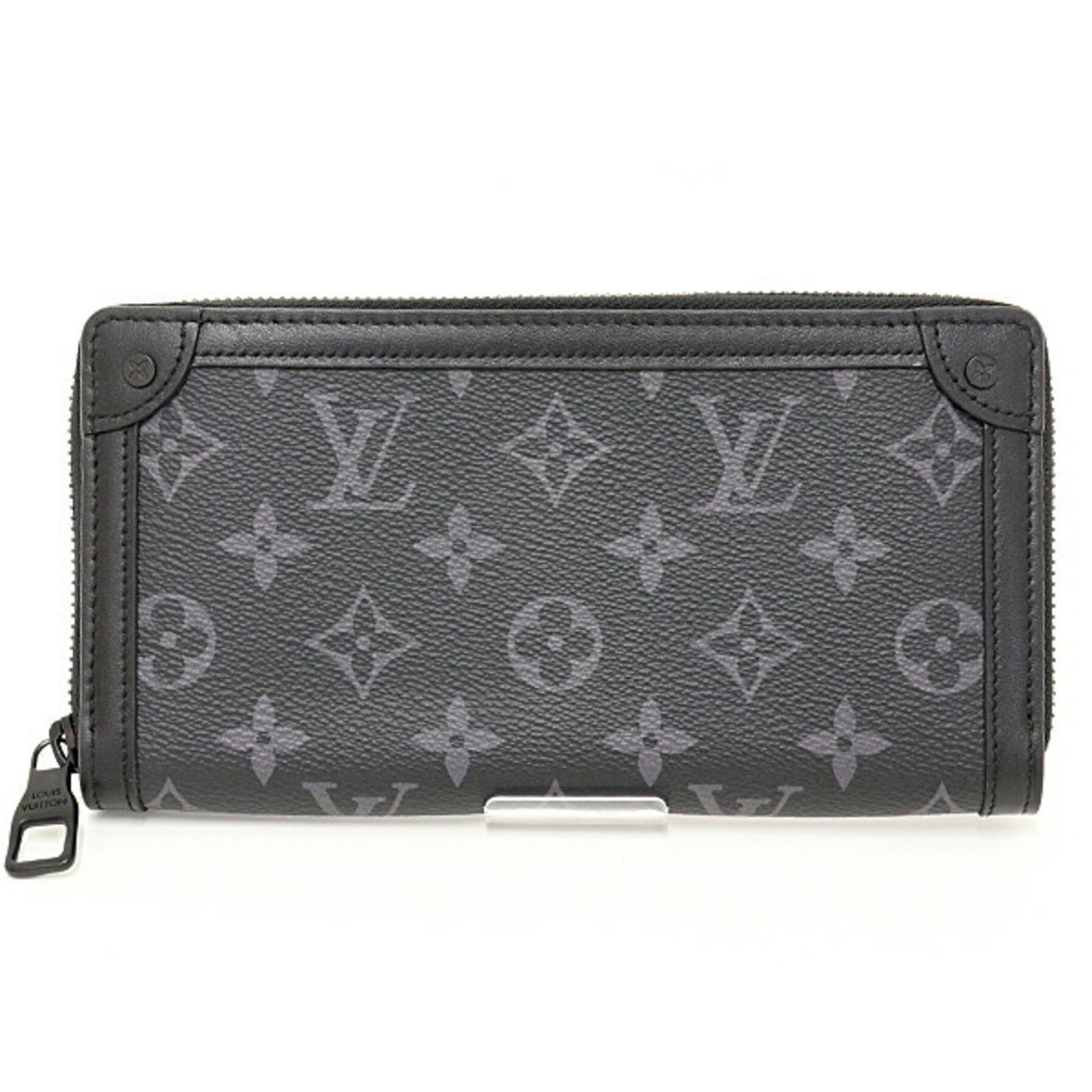 Louis Vuitton LOUIS VUITTON Trunk Zippy Round Long Wallet M80558 Matte Black Metal Fittings: Louis Vuitton LOUIS VUITTON Trunk Zippy Round Long Wallet M80558 Matte Black Metal Fittings Brand: Louis Vuitton Country of Origin: Spain Type: Coin purse/coin case Gender: Men Material: Canvas Canvas