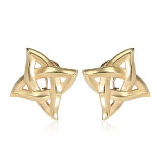 Angela Cummings Celtic Knot Earrings in 18K Yellow Gold: Angela Cummings Celtic Knot Earrings in 18K Yellow Gold Item Length: 27 mm Side Stone Type: No Stone Metal Purity: 18kt With Original Box/Packaging: No With Papers: No Gross Weight (Grams): 28.60 Type