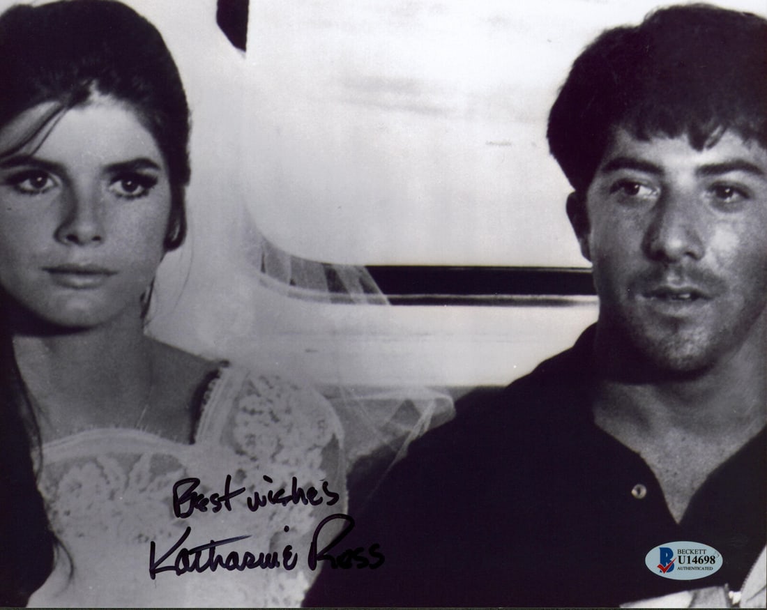 Katharine Ross The Graduate "Best Wishes" Signed 8x10 Photo BAS #U14698: Katharine Ross The Graduate "Best Wishes" Signed 8x10 Photo BAS #U14698 Industry: Movies Object Type: Photograph Original/Reproduction: Original Autograph Authentication: Beckett Product Coa: Beckett 
