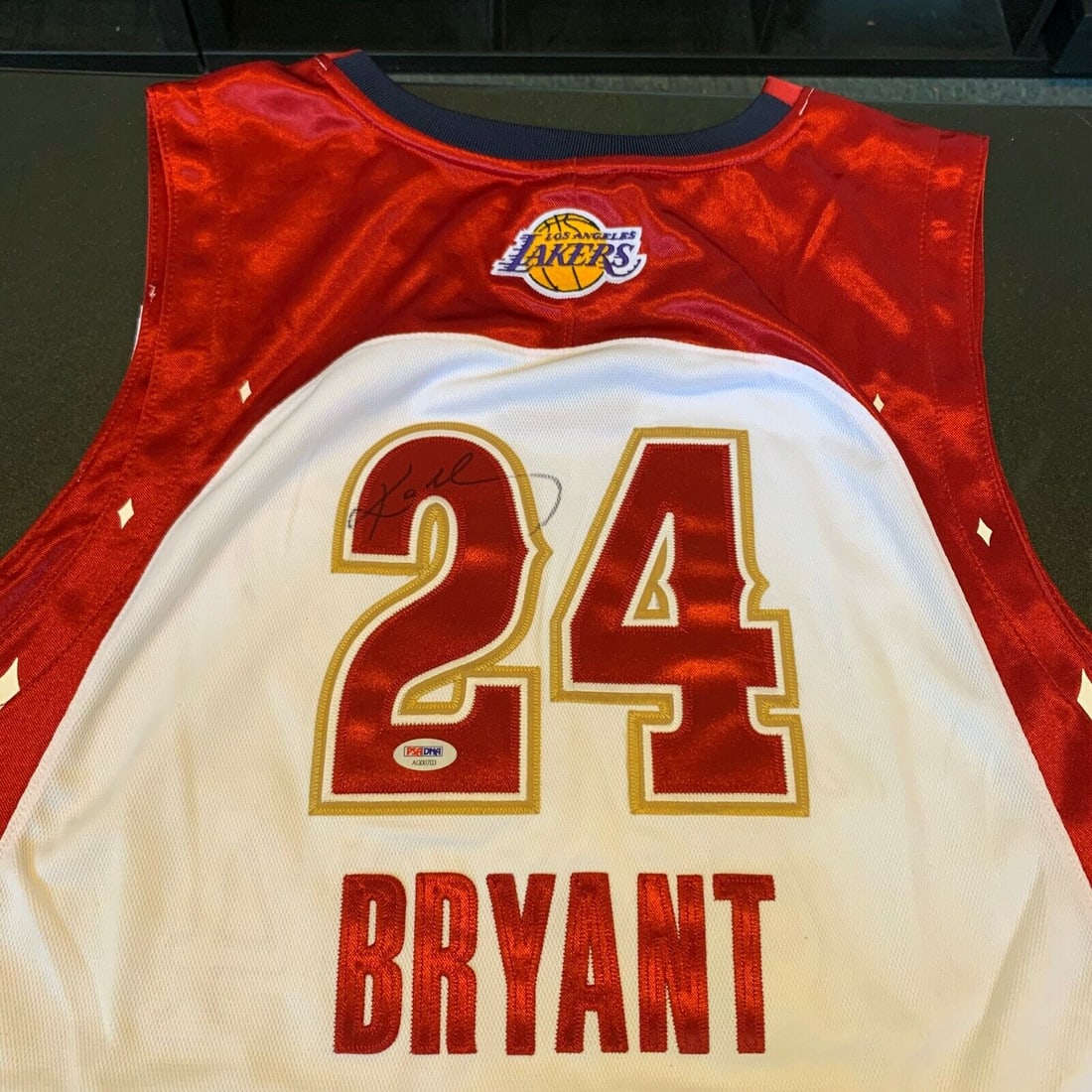 Kobe Bryant Signed Adidas Game Model 2007 All Star Game Jersey With PSA DNA COA: Kobe Bryant Signed Adidas Game Model 2007 All Star Game Jersey With PSA DNA COA Player: Kobe Bryant Sport: Basketball-NBA Original/Reprint: Original Autograph Authentication: Professional Sports (PSA/