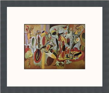 Arshile Gorky The Liver Is the Cooks Comb Custom Framed Print: Arshile Gorky The Liver Is the Cooks Comb Custom Framed Print Artist: Arshile Gorky Unit Of Sale: Single-Piece Work Size: Medium Custom Bundle: No Item Length: 13 in Region Of Origin: united states Fr