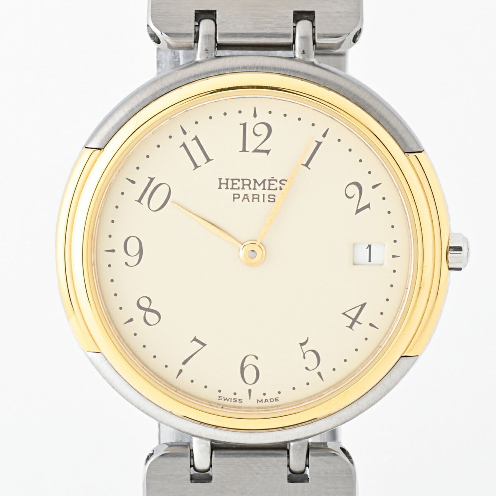 hermes windsor men's watch: hermes windsor men's watch Brand: Hermes Type: Wristwatch Gender: Women Men Material (Case): Gold plated Stainless steel Material (Band): Gold plated Stainless steel Color: Beige Gold Silver Color (Di