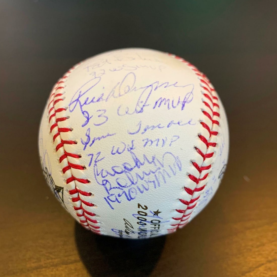 RARE World Series MVPs Signed Inscribed Baseball 25 Sigs Mariano Rivera Steiner: RARE World Series MVPs Signed Inscribed Baseball 25 Sigs Mariano Rivera Steiner Autograph Authentication: Steiner Sports Product: Ball Original/Reprint: Original Sport: Baseball-MLB Pre-Owned While th