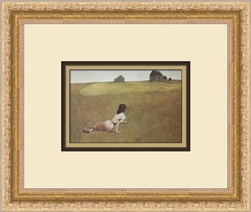 Andrew Wyeth Christinas World Custom Framed Print: Andrew Wyeth Christinas World Custom Framed Print Unit Of Sale: Single Piece Artist: Andrew Wyeth Size: Medium Custom Bundle: No Item Length: 12 in Region Of Origin: United States Framing: Matted & Fr