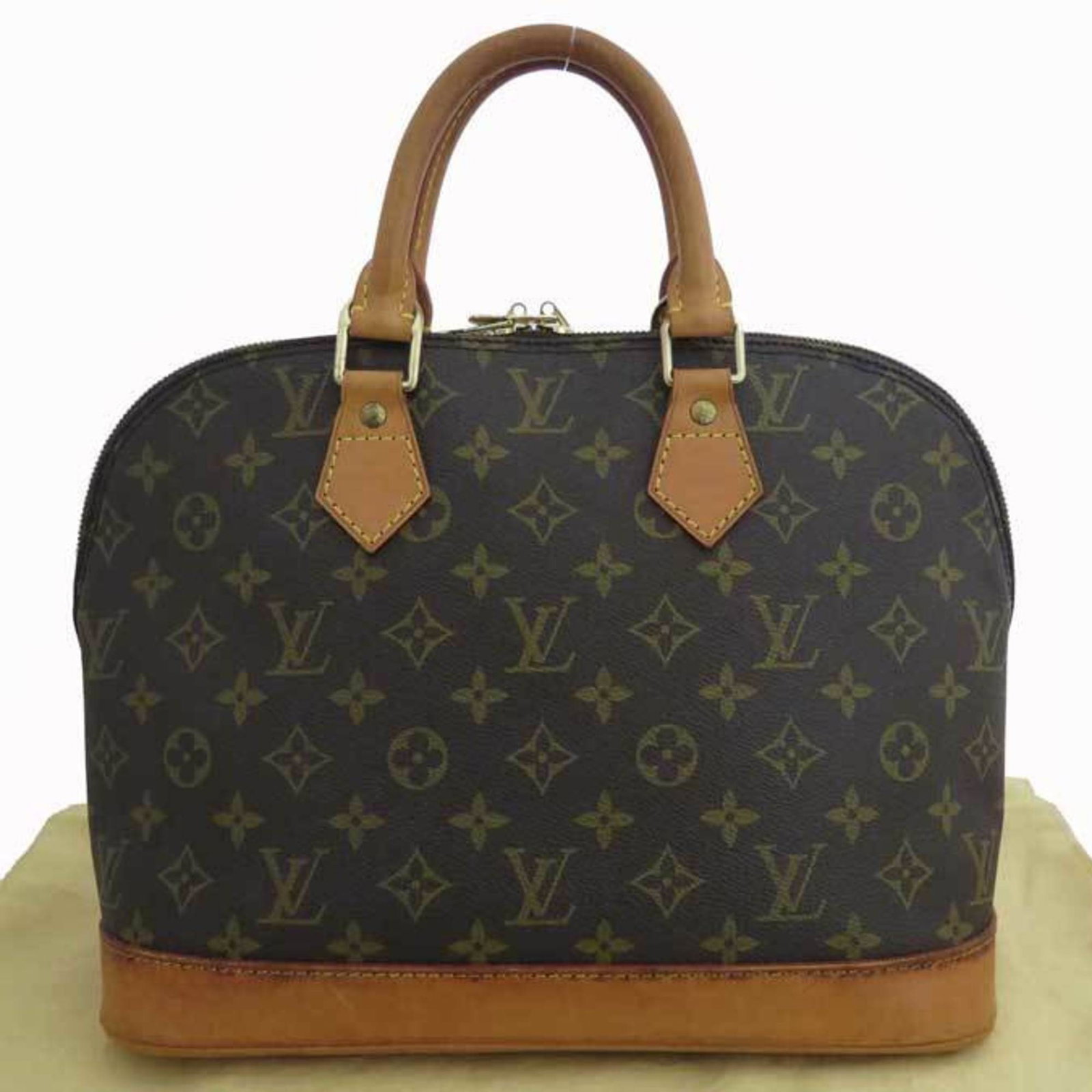 Louis Vuitton Handbag Monogram Alma Brown Canvas Women's M51130: Louis Vuitton Handbag Monogram Alma Brown Canvas Women's M51130 Brand: Louis Vuitton Country of Origin: France Type: Handbag Material: Monogram Monogram: Color: Brown Monogram Gender: Women Size (HxWx