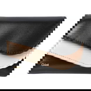 Chloe Chloe Wallet KIKI Small Purse Black Beige: Chloe Chloe Wallet KIKI Small Purse Black Beige Brand: Chloe Country of Origin: Spain Type: Wallet (tri-fold) Gender: Women Material: Leather Cotton Leather: Cotton: Color: Black Closure: Snap fastene