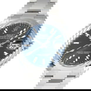 Rolex Datejust 36 126200 Bright Blue/Bar Dial Watch Men's: Rolex Datejust 36 126200 Bright Blue/Bar Dial Watch Men's Brand: Rolex Type: Wristwatch Gender: Men Material (Case): Stainless steel Material (Band): Stainless steel Color (Dial): Blue Movement: Self