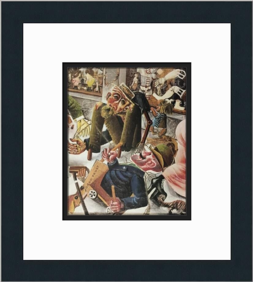 Otto Dix Street in Prague Custom Framed Print: Otto Dix Street in Prague Custom Framed Print Unit Of Sale: Single-Piece Work Artist: Otto Dix Size: Medium (up to 36in.) Item Length: 12 in Region Of Origin: United States Framing: Matted & Framed Pe