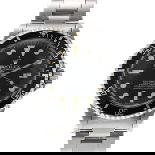ROLEX Rolex Sea Dweller Great White 1665 Men's SS Watch Automatic Winding Black Dial: ROLEX Rolex Sea Dweller Great White 1665 Men's SS Watch Automatic Winding Black Dial Brand: Rolex Line: Sea Dweller Type: Wristwatch Gender: Men Display: Analog Material (Case): Stainless steel Materi