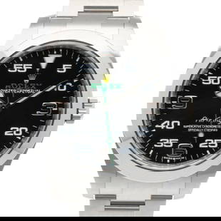 Rolex ROLEX Air King Oyster Perpetual Watch SS 116900 Men's: Rolex ROLEX Air King Oyster Perpetual Watch SS 116900 Men's Brand: Rolex Line: Airking Gender: Men Display: Analog Material (Case): Stainless steel Material (Band): Stainless steel Color (Dial): Black