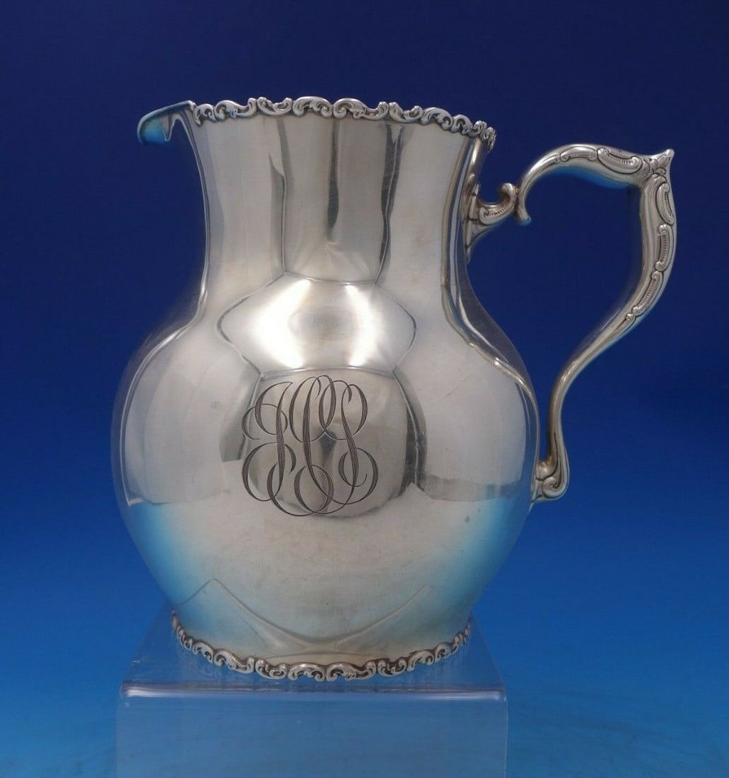 Louis XV by Whiting-Gorham Sterling Silver Water Pitcher #3245 27.6 ozt.: Louis XV by Whiting-Gorham Sterling Silver Water Pitcher #3245 27.6 ozt. Type: Pitchers & Jugs Maker: Gorham Composition: Sterling Silver Age: 1850-1899 Pattern: Louis XV Louis xv by whiting-gorhamgor