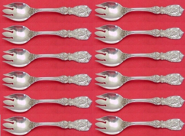 Francis I by Reed & Barton Old Sterling Silver Ice Cream Fork Custom Set of 12: Francis I by Reed & Barton Old Sterling Silver Ice Cream Fork Custom Set of 12 Pattern: Francis I Composition: Sterling Silver Type: Fork Age: 1900-1940 Francis i by reed & barton - oldsterling silver