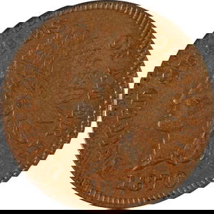 1870 Indian Cent ANACS EF40 Superb Eye Appeal Strong Strike: 1870 Indian Cent ANACS EF40 Superb Eye Appeal Strong Strike Certification: ANACS Circulated/Uncirculated: Circulated Grade: EF40 Composition: Copper Certification Number: 7574293 Year: 1870 Pre-Owned