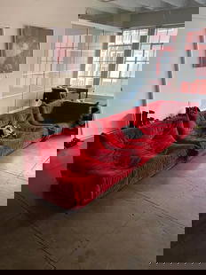 3 PIECE LIGNE ROSET TOGO SOFA 100% AUTHENTIC: 3 PIECE LIGNE ROSET TOGO SOFA 100% AUTHENTIC Brand: Ligne Roset Type: Sofa Color: Red Item Height: 26 in Model: LIGNE ROSET TOGO Item Length: 160 in Room: Living Room Item Width: 22 in Upholstery Fabr