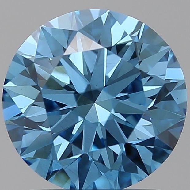 Ideal Loose Diamond - Round 1.57ct Fancy Vivid Blue: Ideal Loose Diamond - Round 1.57ct Fancy Vivid Blue Ideal Cut: Yes Source: This is a real non-mined Diamond that has been grown in a lab Shape: Round Carats: 1.57 Color: Fancy Vivid Blue Clarity: VS1 