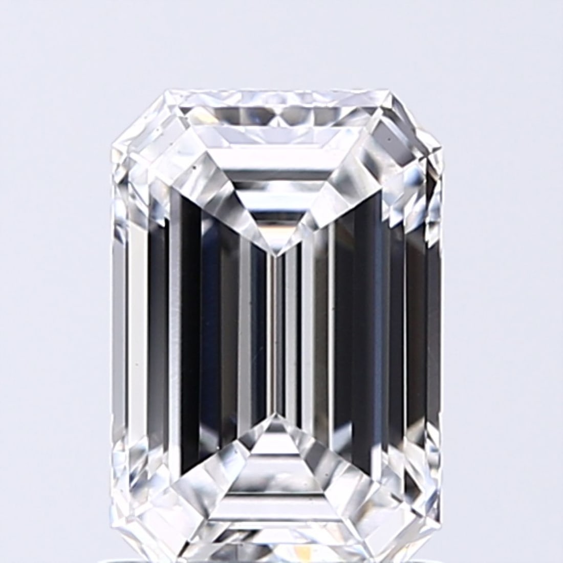 Ideal Loose Diamond - Emerald 1.08ct D VS2: Ideal Loose Diamond - Emerald 1.08ct D VS2 Ideal Cut: Yes Source: This is a real non-mined Diamond that has been grown in a lab Shape: Emerald Carats: 1.08 Color: D Clarity: VS2 Ratio: 1.4888 Polish: 