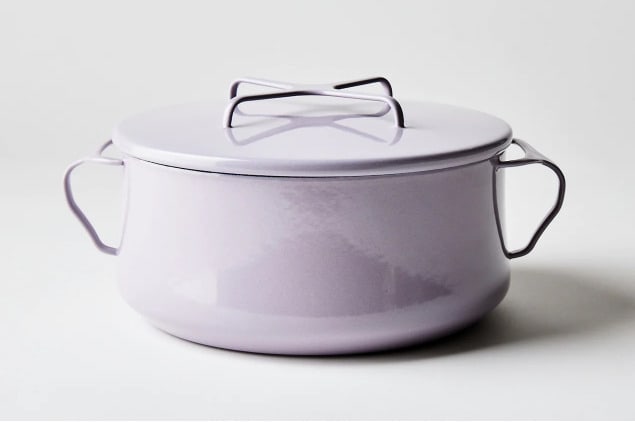 Kobenstyle by Dansk Enamelware 4 Qt Casserole Pan Pot Lavender - New: Kobenstyle by Dansk Enamelware 4 Qt Casserole Pan Pot Lavender - New Stove Type Compatibility: Electric Gas Type: Casserole Pan/Pot Capacity: 4 qt Color: Purple Designed in 1956 by jens quistgaard thi