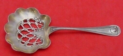 Bead by Whiting Sterling Silver Nut Spoon 4 5/8" Serving: Bead by Whiting Sterling Silver Nut Spoon 4 5/8" Serving Type: Serving Spoon Age: 1850-1899 Composition: Sterling Silver Maker: Whiting Pattern: Bead Bead by whitingsterling silver nut spoon 4 5/8" in