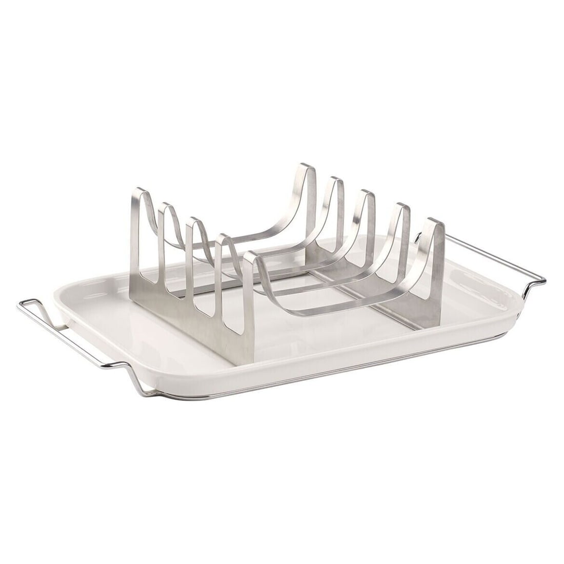 BBQ Passion by Villeroy & Boch Stainless Steel Spare Rib Roast Rack - New: BBQ Passion by Villeroy & Boch Stainless Steel Spare Rib Roast Rack - New Type: Rack All-in-one set for spare ribs and roast meatthe bbq passion collection is perfect for grill masters. Boasting a tim