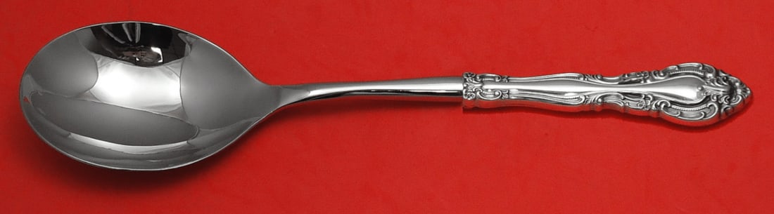 Vivaldi by Alvin Sterling Silver Casserole Spoon HH WS Custom Made 11 1/4": Vivaldi by Alvin Sterling Silver Casserole Spoon HH WS Custom Made 11 1/4" Pattern: Vivaldi Composition: Sterling Silver Type: Serving Spoon Age: Post-1940 Maker: Alvin Vivaldi by alvinsterling silver