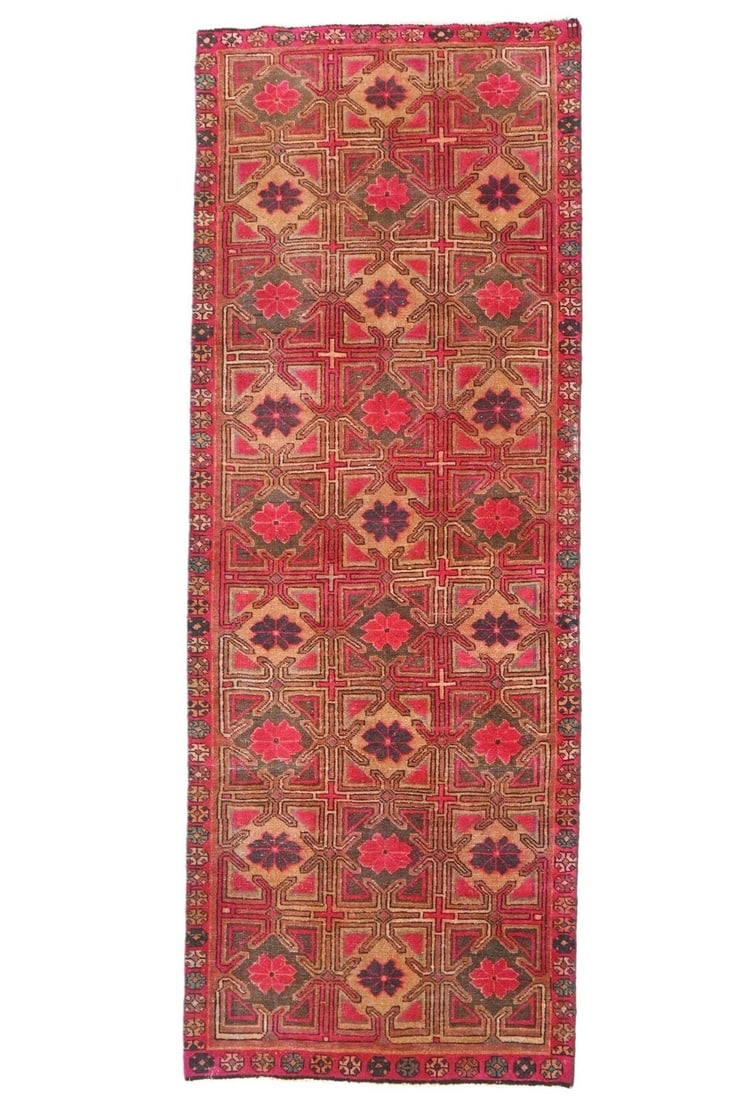 4X10 Tribal Antique Distressed Vintage Oriental Runner Rug Decor Carpet 3'9X9'8: 4X10 Tribal Antique Distressed Vintage Oriental Runner Rug Decor Carpet 3'9X9'8 Type: Runners Size: 39 X 98 Ft" Color: Muted Colors: Red Cream Purple Caramel etc Weave: Hand-Knotted Material: Wool Ite