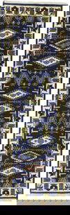 3X8 Kazak Geometric Oriental Runner Rug Blue Kitchen Hallway Decor Carpet 2'7X8: 3X8 Kazak Geometric Oriental Runner Rug Blue Kitchen Hallway Decor Carpet 2'7X8 Type: Runners Color: Navy Blue Cream Red Dark Brown Gold etc Size: 27 X 80" Production Technique: Knotted Material: Wool