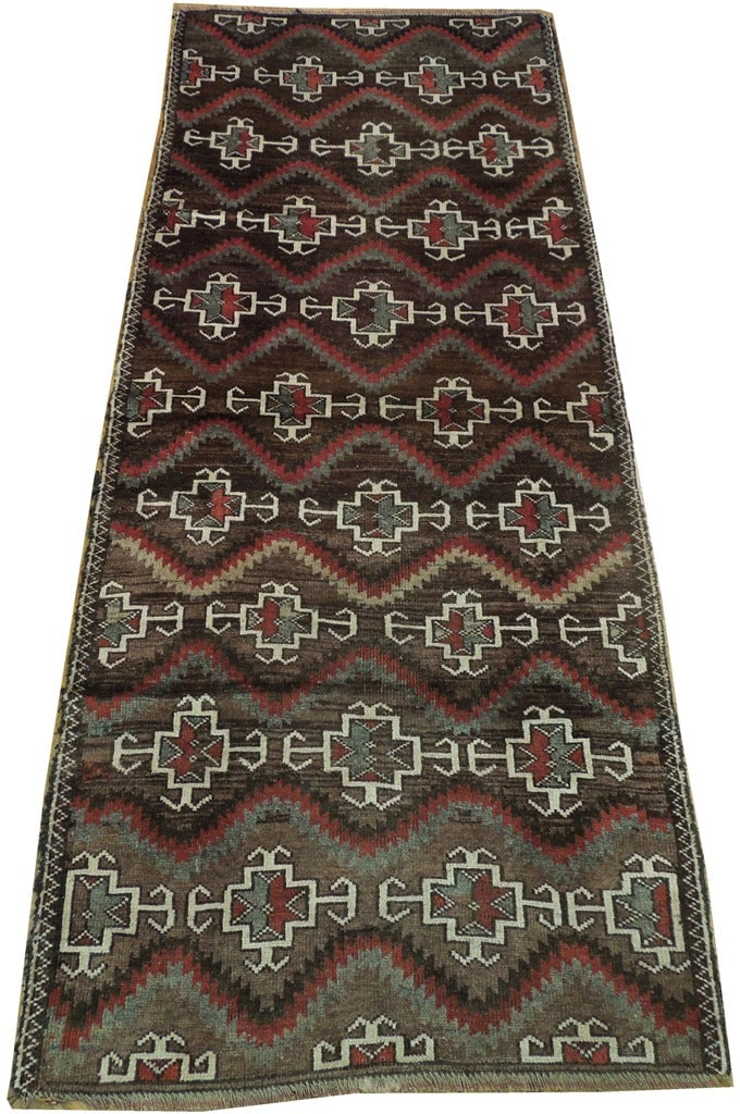 2 x 6 Multi Color Persian Tribal Rug: 2 x 6 Multi Color Persian Tribal Rug Free continental US Shipping Size in Feet: Width: 2 x Length: 6 Size in Inches: Width: 29 in x Length: 73 in Colors: Multi Color Weave: 100% Handmade Pile: 3/8 Woo