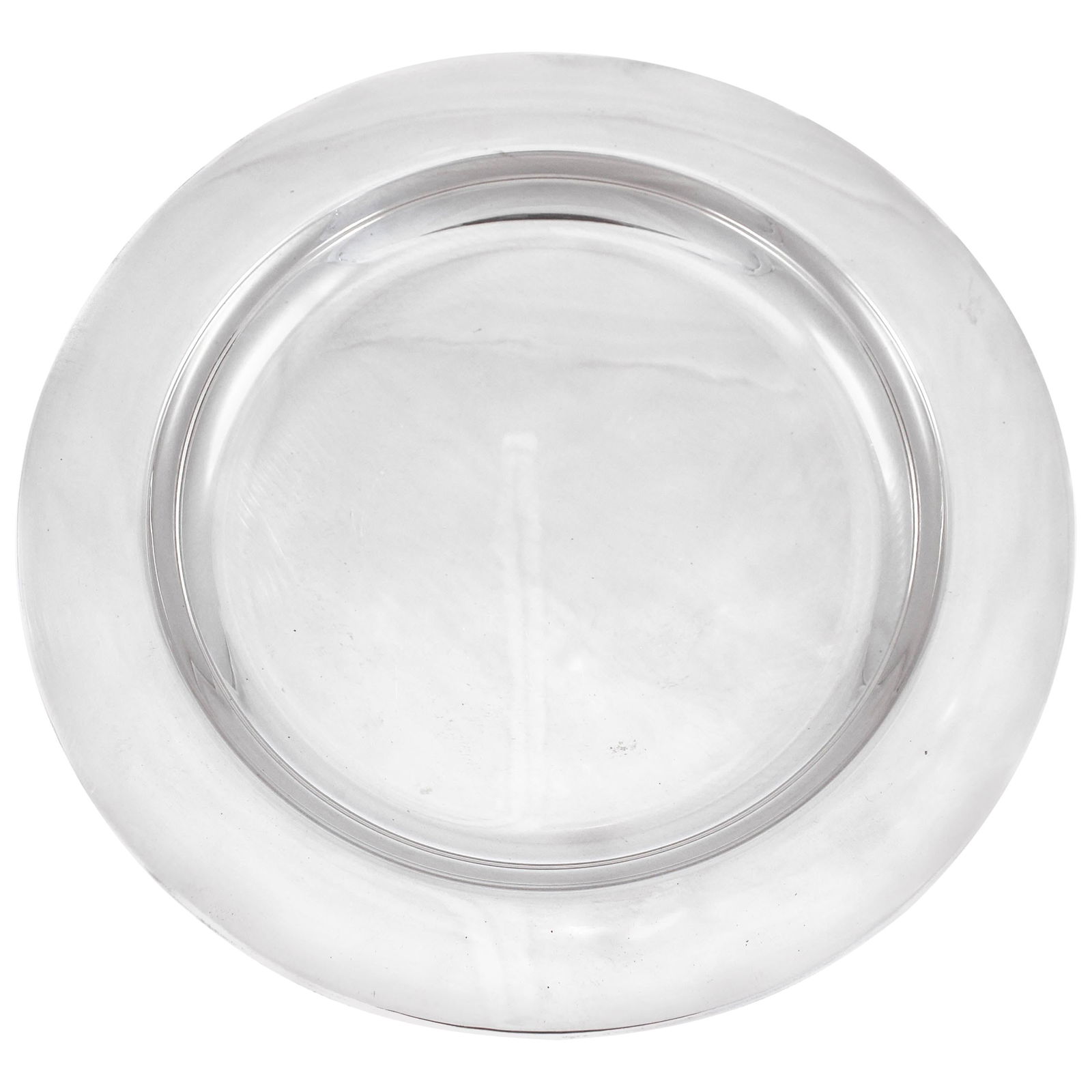 Sterling "John Coburn" Platter: Sterling "John Coburn" Platter Dimensions: Height: 1.5 in (3.81 cm)Diameter: 13 in (33.02 cm) Materials and Techniques: Sterling Silver Place of Origin: United States Period: 1940-1949 Date of Manufac